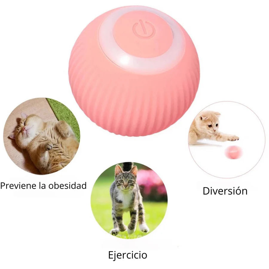 Pelota Inteligente Interactiva para Mascotas – Juguete a Batería