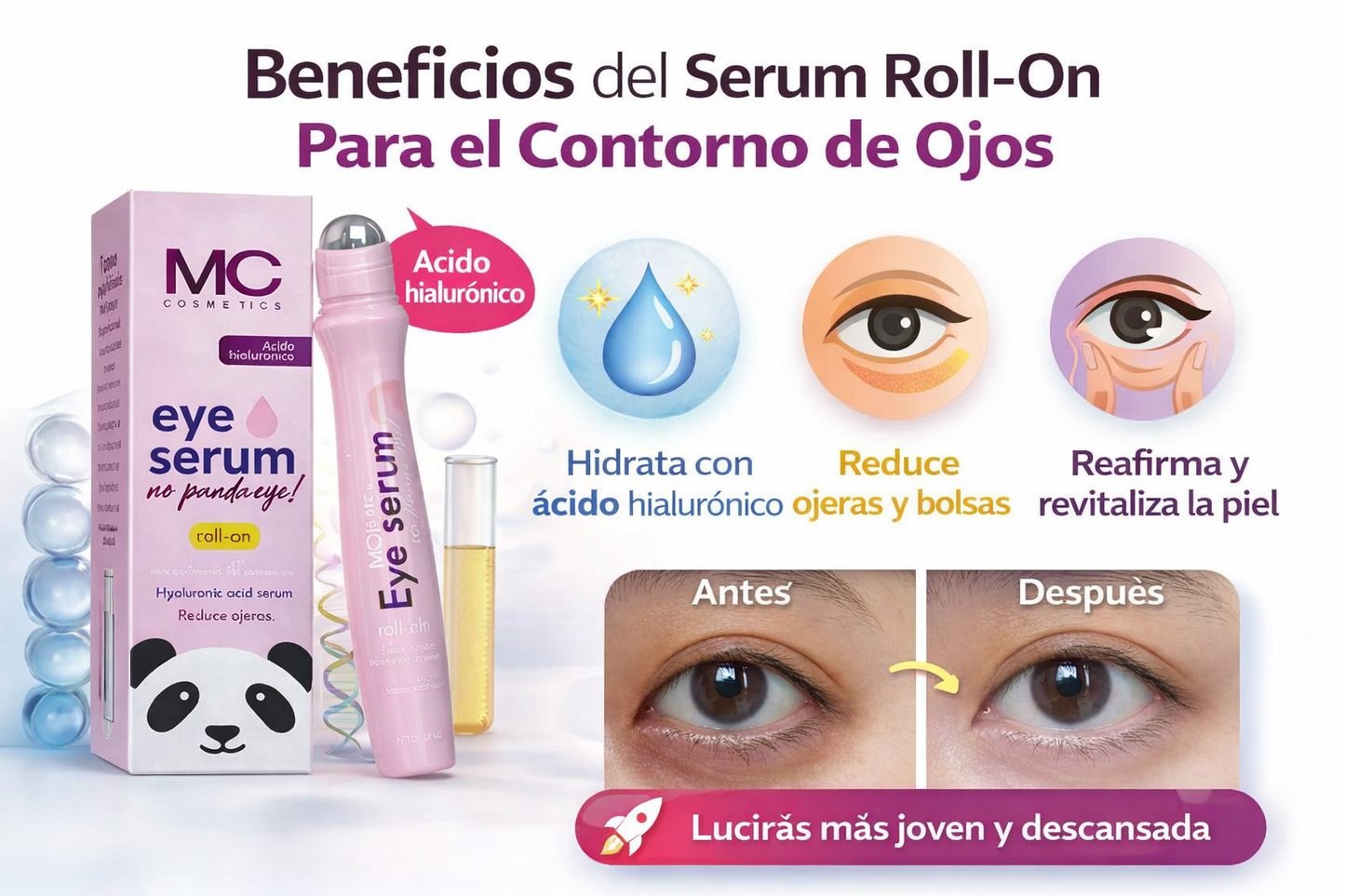 Serum Rollon Para El Contorno De Ojos