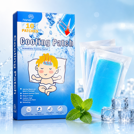 Parche Refrescante de Gel Nanel – Cooling Patch (10 unidades)
