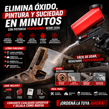 Pistola Arenadora de alta calidad Americana.