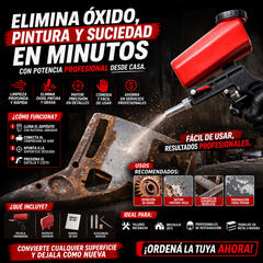 Pistola Arenadora de alta calidad Americana.