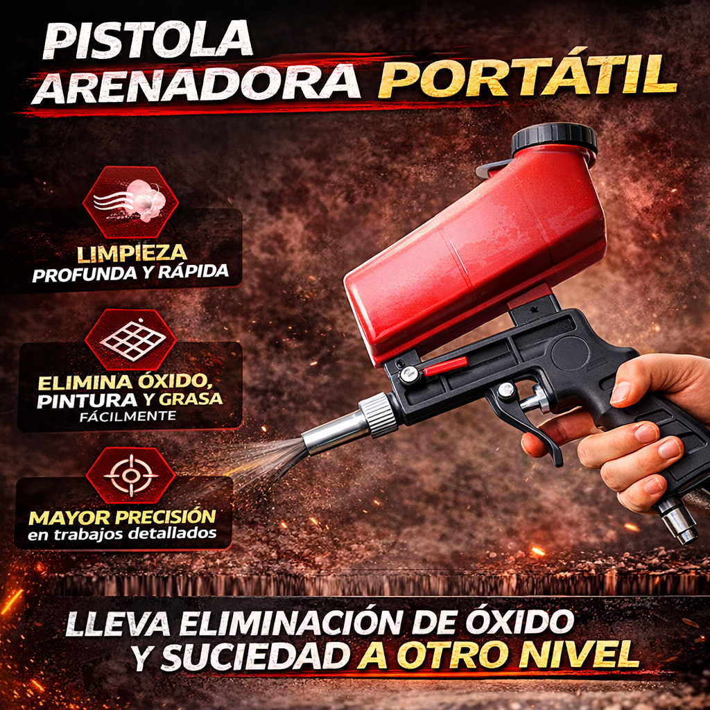 Pistola Arenadora de alta calidad Americana.