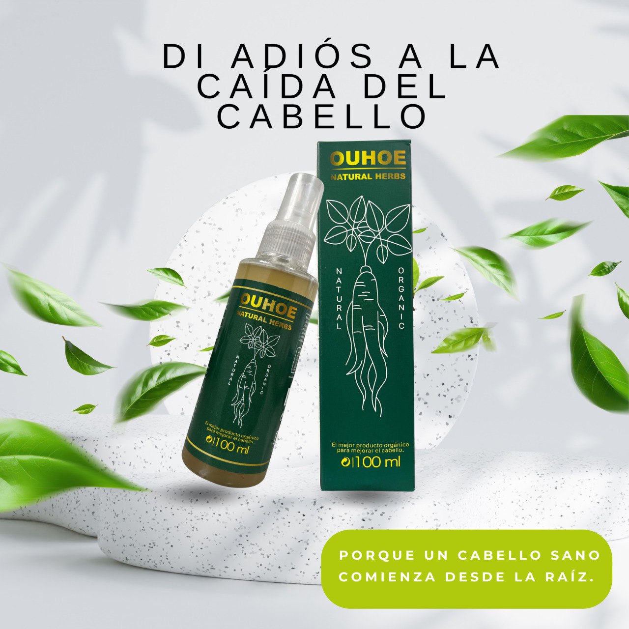 🌿 ¡Cuida tu cabello con el poder natural del Tónico Capilar OUHOE! 🔥 ¡